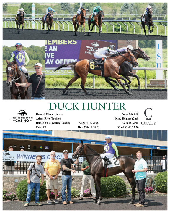 DUCK HUNTER - 08-14-26 - R01 - PID