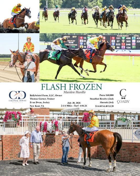 FLASH FROZEN - Maiden Hurdle - 07-30-26 - R01 - CNL