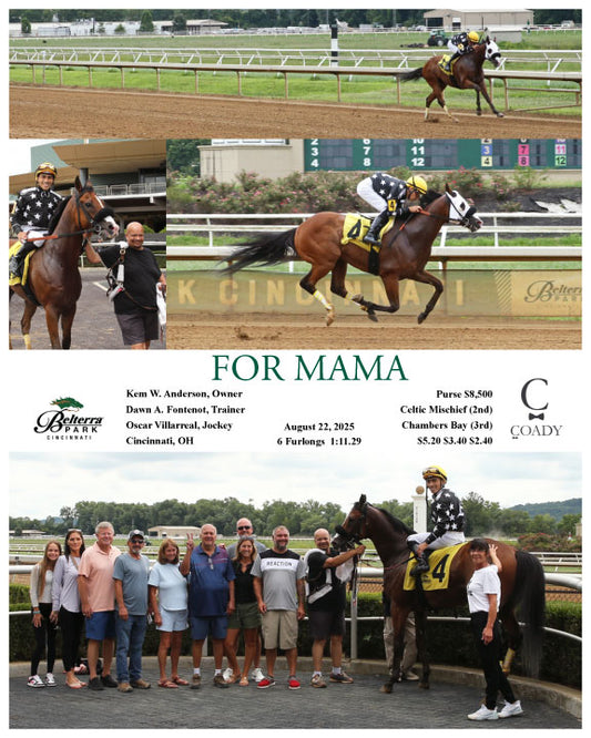 FOR MAMA - 082225 - Race 01 - BTP - Coady Media - Kurtis Coady Photography