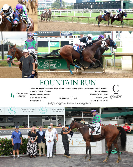 FOUNTAIN RUN - 091226 - Race 01 - CD