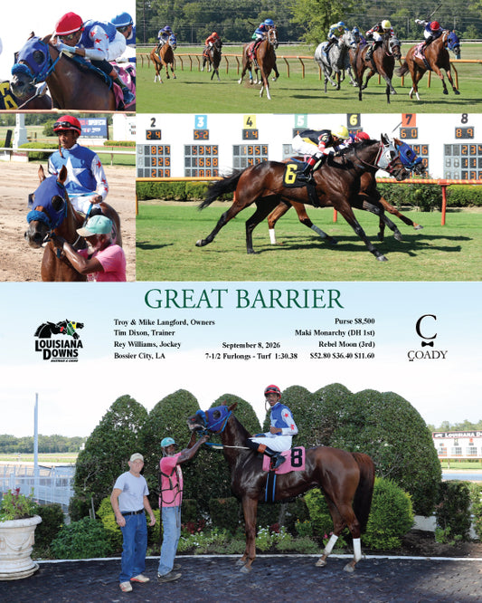 GREAT BARRIER - 09-08-26 - R01 - LAD