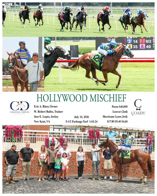 HOLLYWOOD MISCHIEF - 07-10-26 - Race 01 - CNL