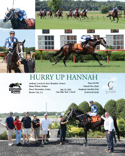 HURRY UP HANNAH - 07-22-26 - R01 - LAD