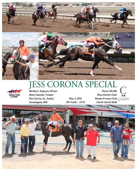 JESS CORONA SPECIAL - 05-03-26 - R01 - SRP - Coady Media - Kurtis Coady Photography