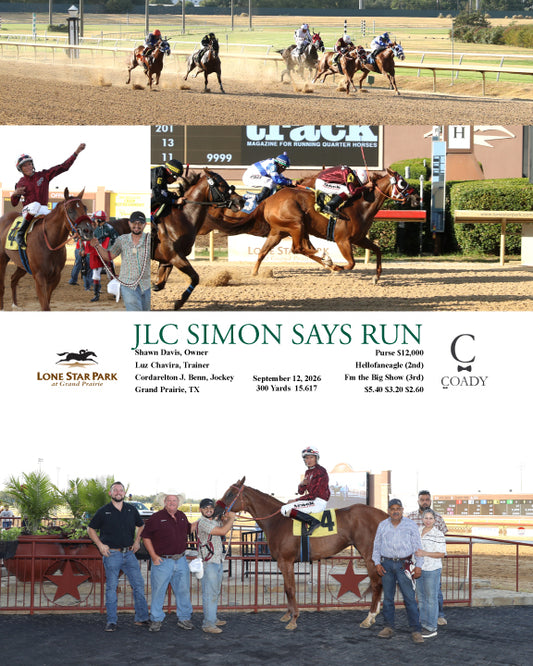 JLC SIMON SAYS RUN - 09-12-26 - R01 - LSP