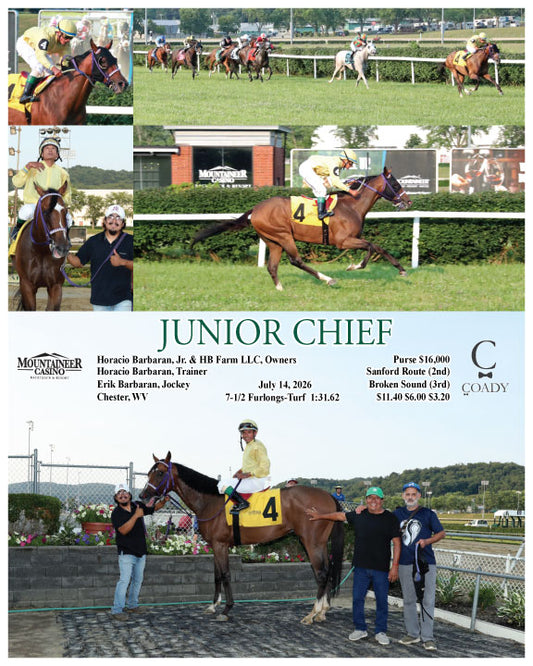JUNIOR CHIEF - 07-14-26 - R01 - MNR