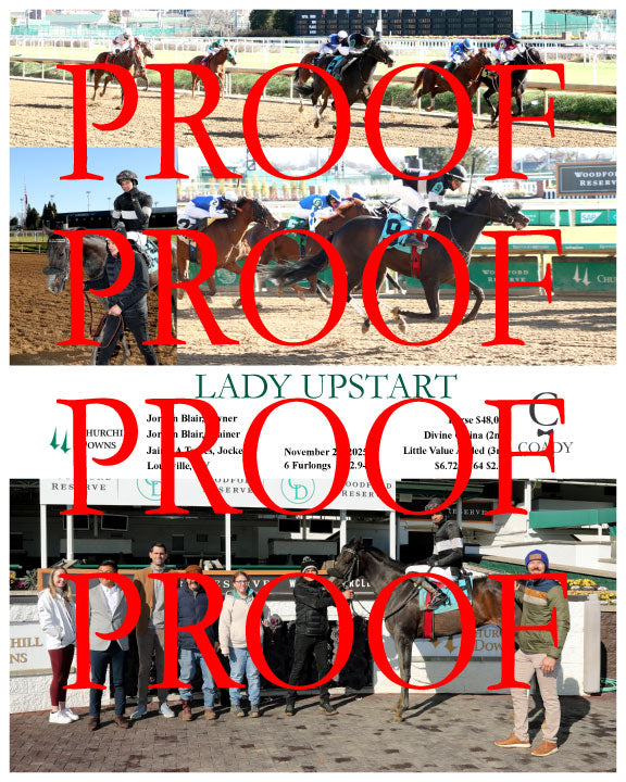LADY UPSTART - 112825 - Race 01 - CD