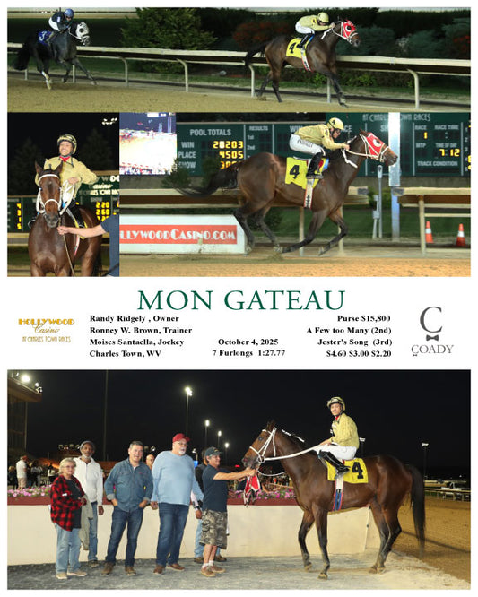 MON GATEAU - 100425 - Race 01 - CT