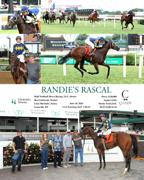 RANDIE'S RASCAL - 061826 - Race 01 - CD
