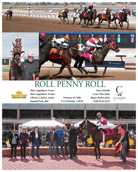 ROLL PENNY ROLL - 02-15-26 - R01 - SUN - Coady Media - Kurtis Coady Photography