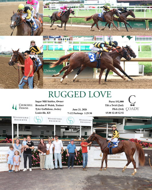 RUGGED LOVE - 062126 - Race 01 - CD