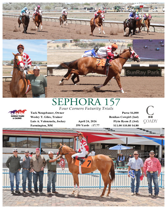 SEPHORA 157 - Four Corners Futurity Trials - 04-24-26 - R01 - SRP - Coady Media - Kurtis Coady Photography