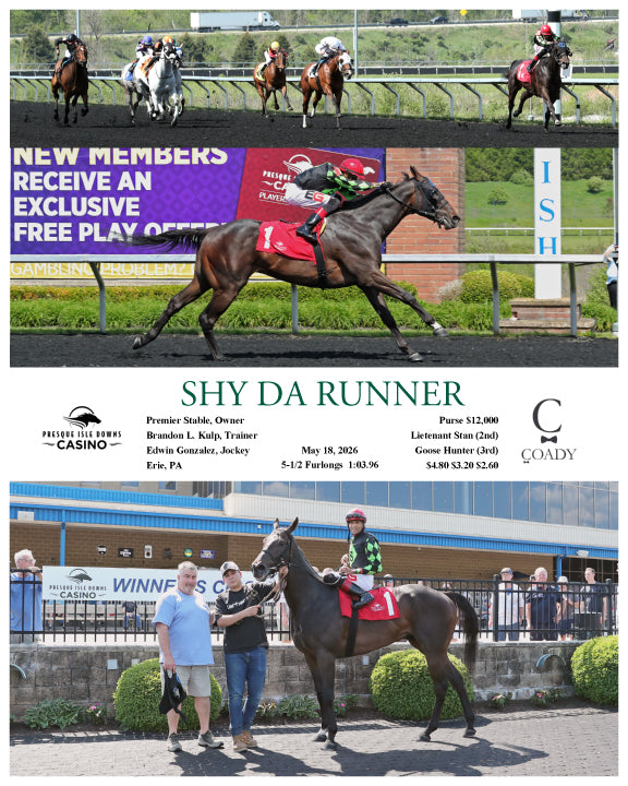 SHY DA RUNNER - 05-18-26 - R01 - PID - Coady Media - Kurtis Coady Photography