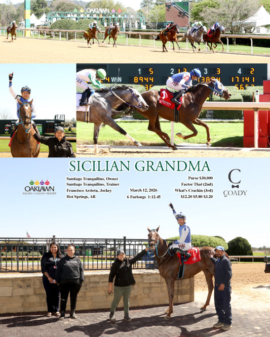 SICILIAN GRANDMA - 031226 - Race 01 - OP - Coady Media - Kurtis Coady Photography