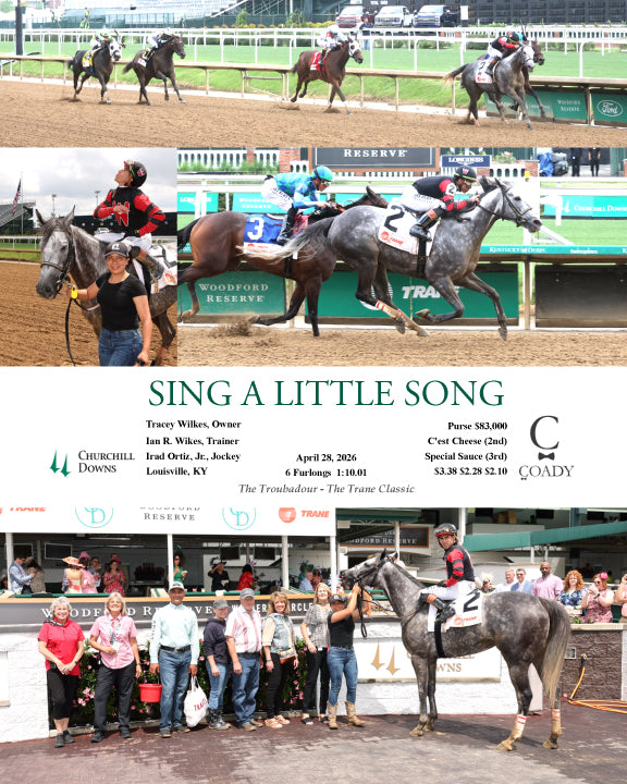 SING A LITTLE SONG - 042826 - Race 01 - CD - Coady Media - Kurtis Coady Photography