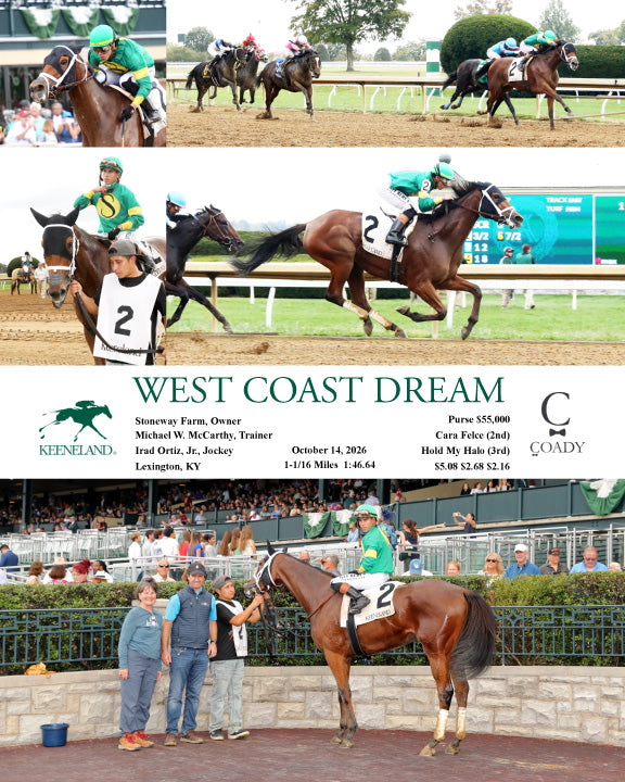 WEST COAST DREAM - 101426 - Race 01 - KEE