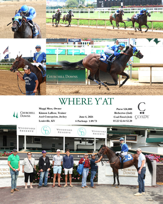 WHERE Y'AT - 060626 - Race 01 - CD