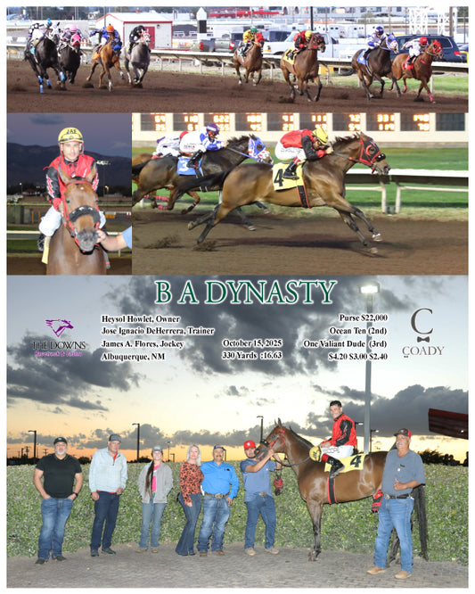 B A DYNASTY - 10-15-25 - R02 - ALB
