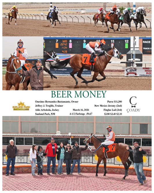 BEER MONEY - 03-16-26 - R02 - SUN - Coady Media - Kurtis Coady Photography