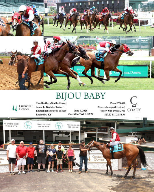 BIJOU BABY - 060626 - Race 02 - CD