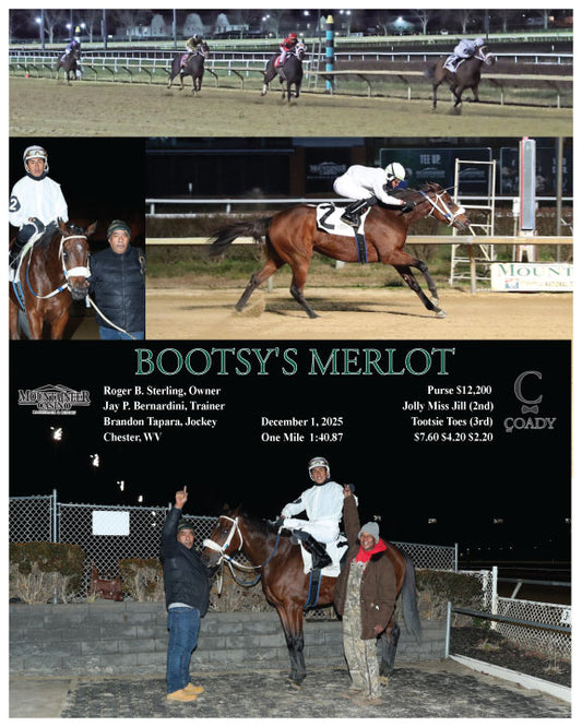 BOOTSY'S MERLOT - 12-01-25 - R02 - MNR