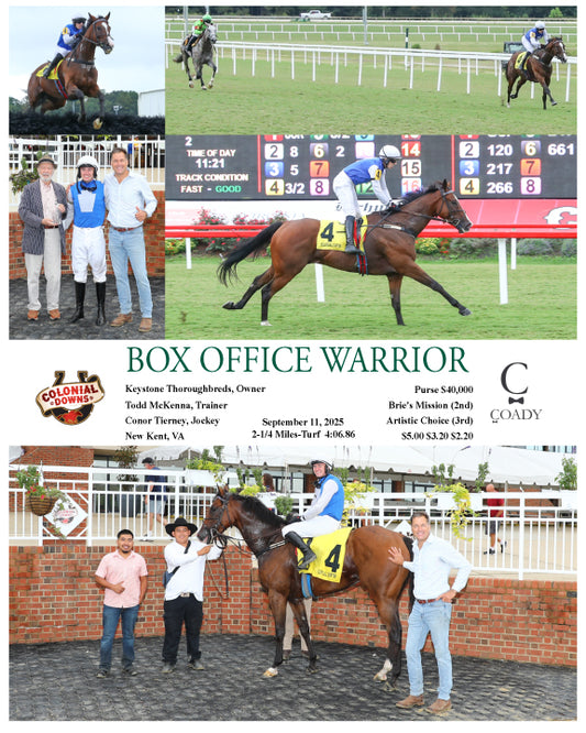 BOX OFFICE WARRIOR - 09-11-25 - R02 - CNL