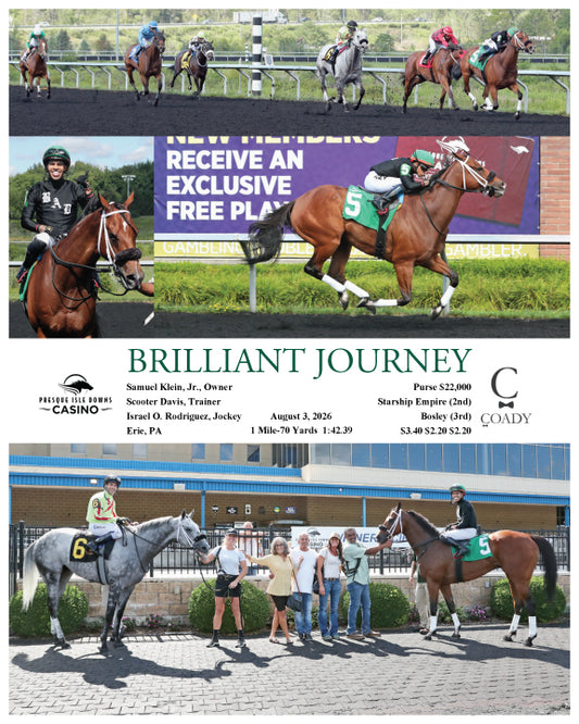 BRILLIANT JOURNEY - 08-03-26 - R02 - PID