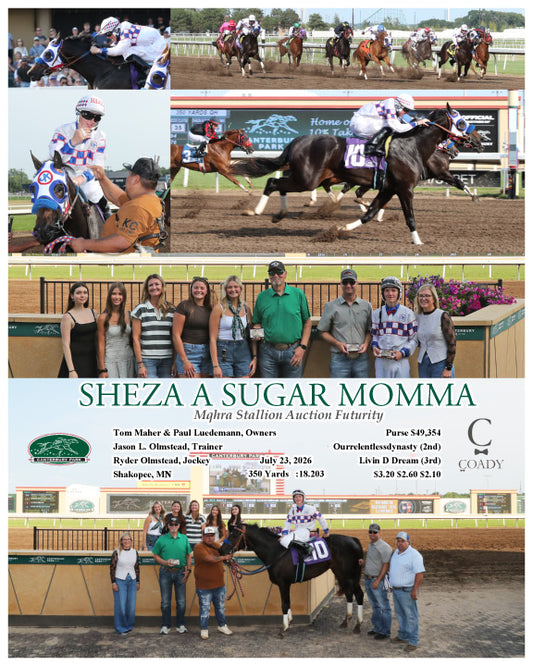 SHEZA A SUGAR MOMMA - 072326 - Race 02 - CBY