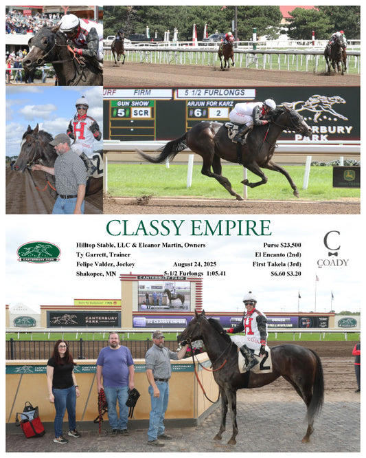 CLASSY EMPIRE - 08-24-25 - R02 - CBY - Coady Media - Kurtis Coady Photography