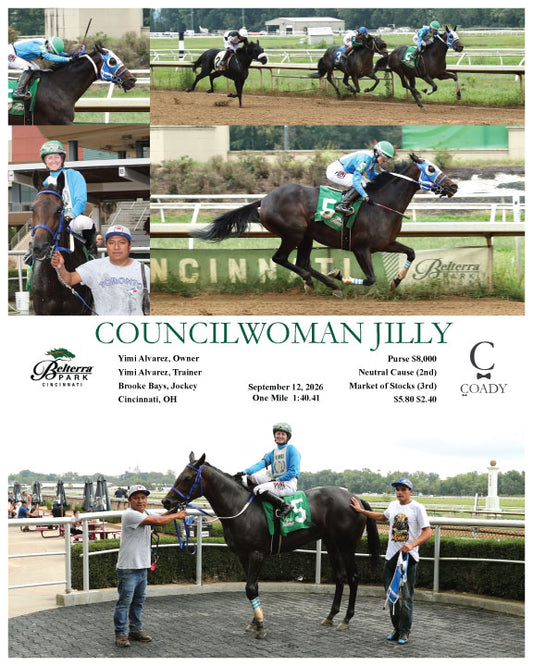 COUNCILWOMAN JILLY - 091226 - Race 02 - BTP