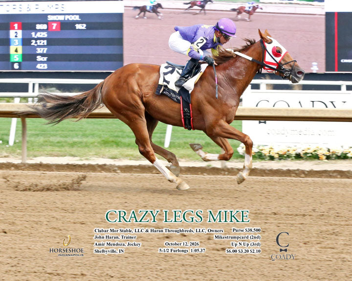 CRAZY LEGS MIKE - 10-12-26 - R02 - IND - Action