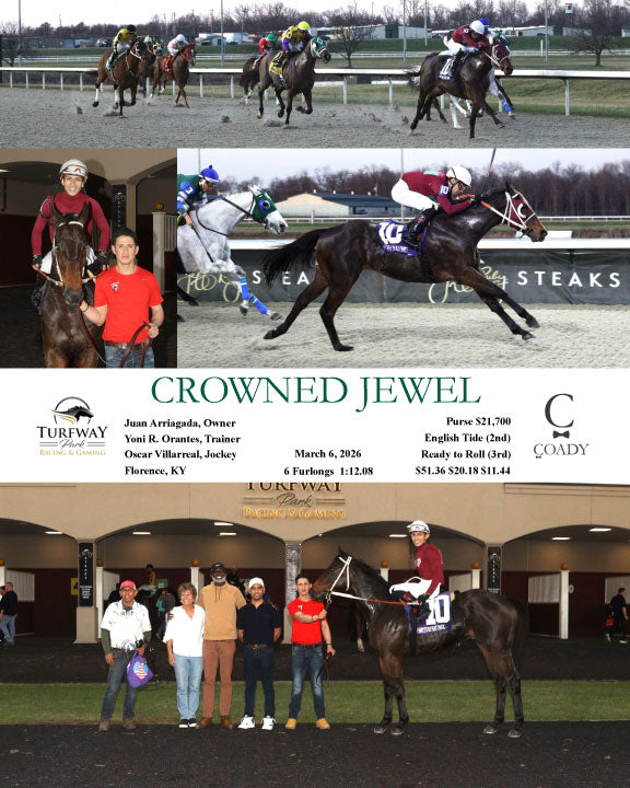 CROWNED JEWEL - 030626 - Race 02 - TP - Coady Media - Kurtis Coady Photography