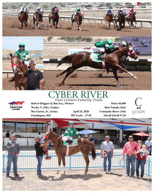 CYBER RIVER - Four Corners Futurity Trials - 04-24-26 - R02 - SRP - Coady Media - Kurtis Coady Photography