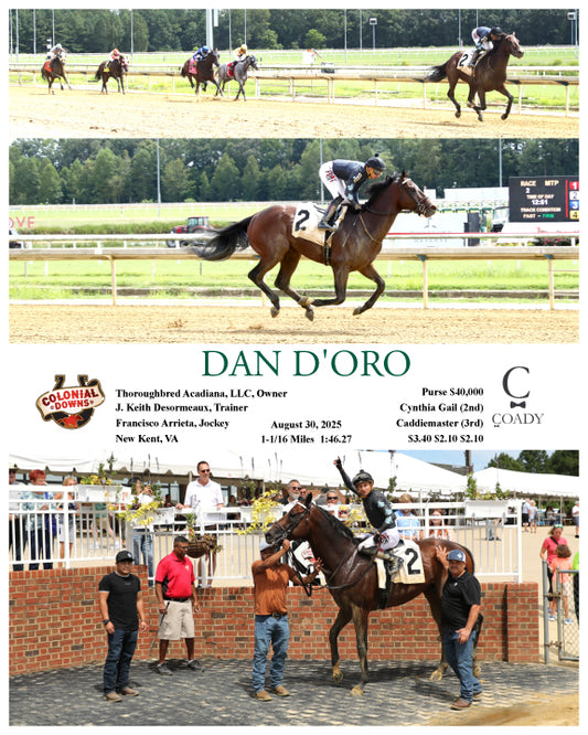 DAN D'ORO - 08-30-25 - R02 - CNL - Coady Media - Kurtis Coady Photography