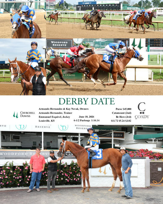 DERBY DATE - 061826 - Race 02 - CD