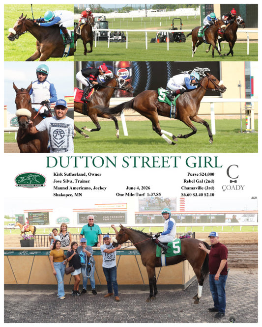 DUTTON STREET GIRL - 060426 - Race 02 - CBY
