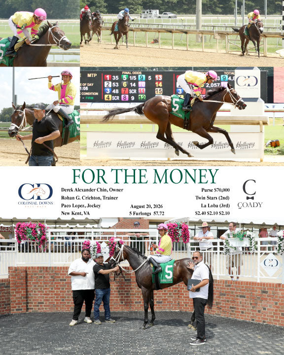 FOR THE MONEY - 08-20-26 - R02 - CNL