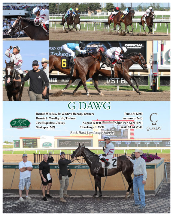 G DAWG - 080126 - Race 02 - CBY