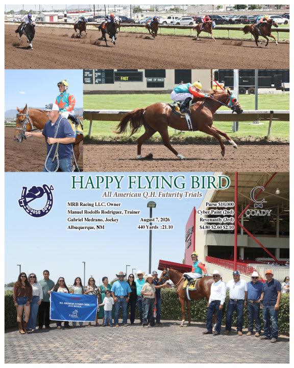 HAPPY FLYING BIRD - All American Q.H. Futurity Trials - 08-07-26 - R02 - RUI