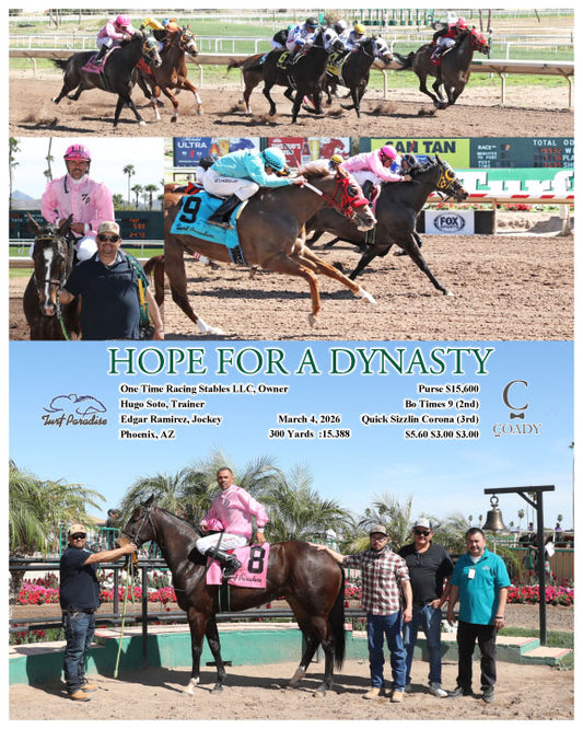 HOPE FOR A DYNASTY - 03-04-26 - R02 - TUP - Coady Media - Kurtis Coady Photography
