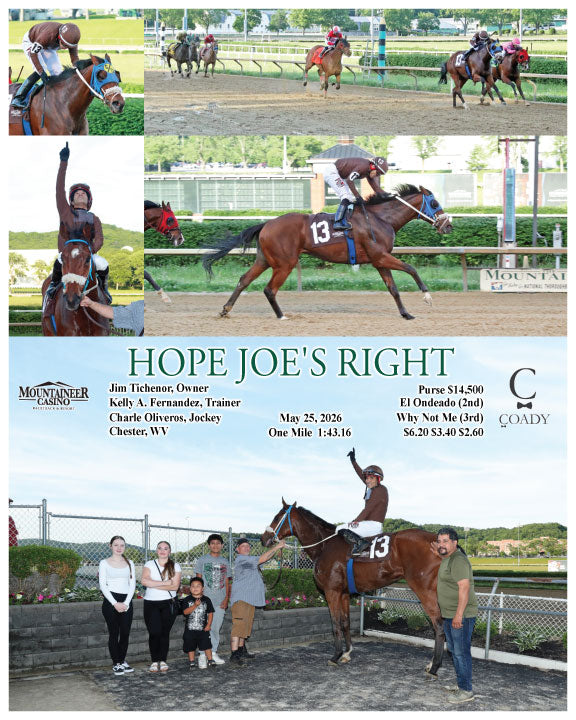 HOPE JOE'S RIGHT - 05-25-26 - R02 - MNR - Coady Media - Kurtis Coady Photography