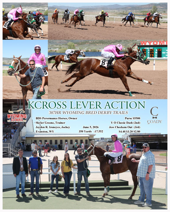 KCROSS LEVER ACTION - 307HR WYOMING BRED DERBY TRAILS - 06-05-26 - R02 - WYO