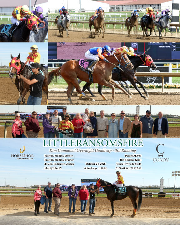 LITTLERANSOMSFIRE - Kim Hammond Overnight Handicap - 3rd Running - 10-24-26 - R02 - IND - Coady Media - Kurtis Coady Photography
