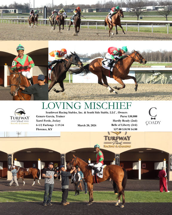 LOVING MISCHIEF - 032026 - Race 02 - TP - Coady Media - Kurtis Coady Photography