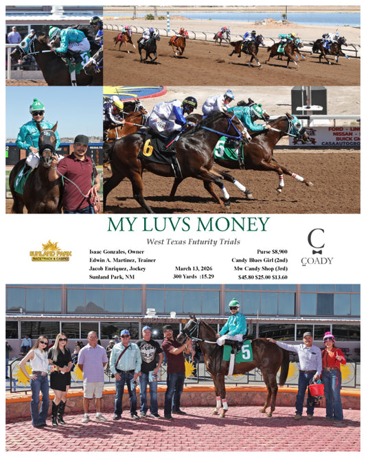 MY LUVS MONEY - West Texas Futurity Trials - 03-13-26 - R02 - SUN - Coady Media - Kurtis Coady Photography
