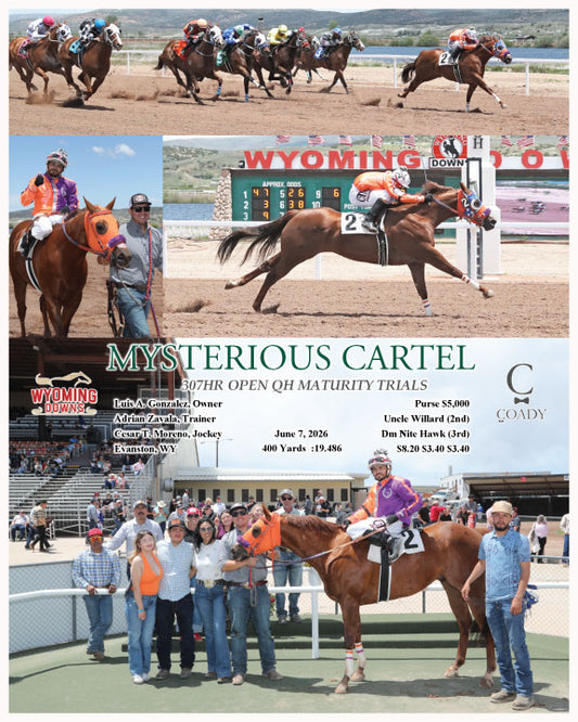 MYSTERIOUS CARTEL - 307HR OPEN QH MATURITY TRIALS - 06-07-26 - R02 - WYO