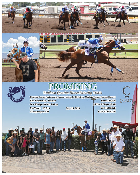 PROMISING - Ruidoso Quarter Horse Futurity Trials - 05-23-26 - R02 - RUI - Coady Media - Kurtis Coady Photography