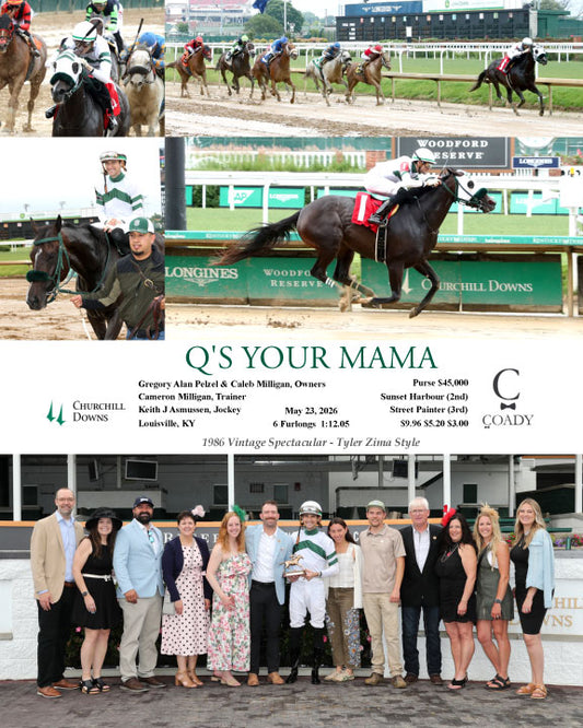 Q'S YOUR MAMA - 052326 - Race 02 - CD - Group - Coady Media - Kurtis Coady Photography