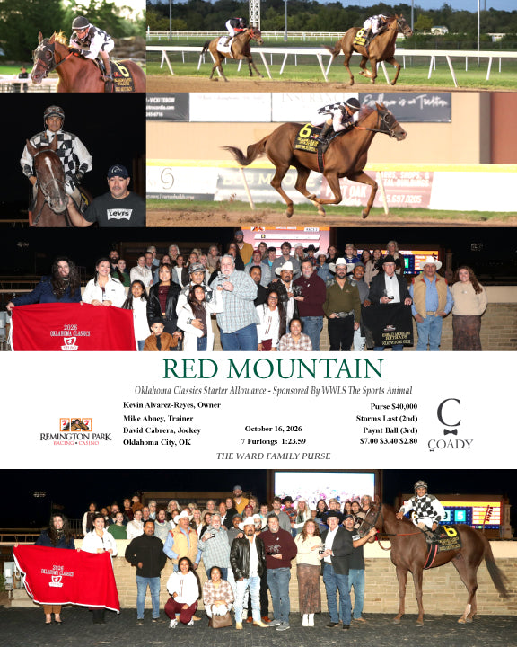 RED MOUNTAIN - Oklahoma Classics Starter Allowance - Sponsored By WWLS The Sports Animal  - 10-16-26 - R02 - RP