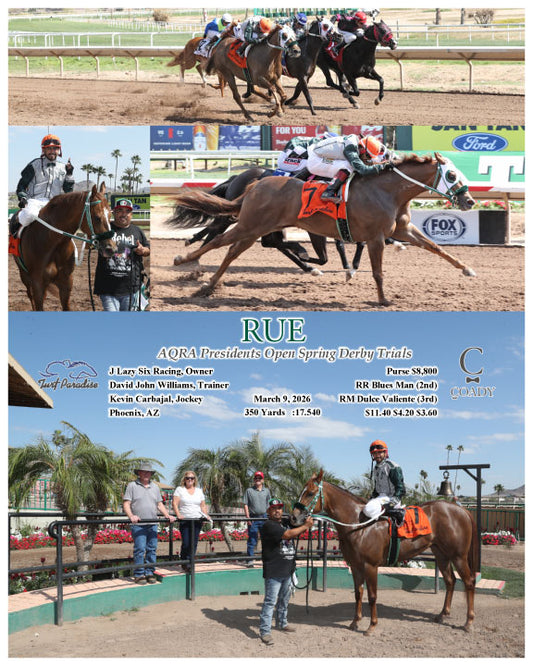 RUE - AQRA Presidents Open Spring Derby Trials - 03-09-26 - R02 - TUP - Coady Media - Kurtis Coady Photography